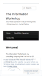 Mobile Screenshot of informationworkshop.org